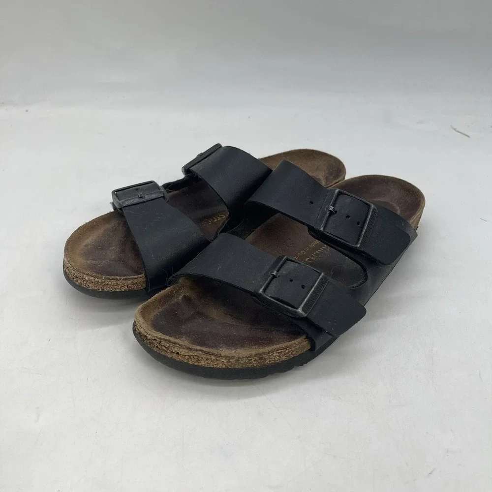 Birkenstock Arizona Sandals Womens 7 Mens 5 US Brown Mocha Suede Leather Shoes